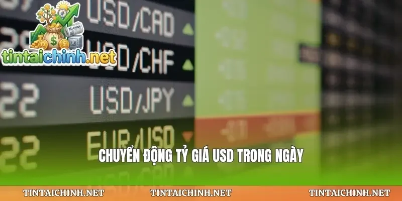 Chuyển động tỷ giá usd trong ngày