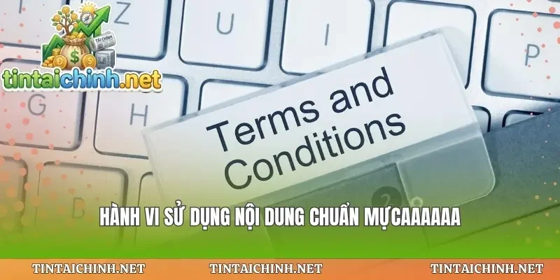 Hành vi sử dụng nội dung chuẩn mực