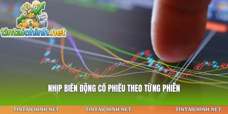 Nhịp biến động cổ phiếu theo từng phiên