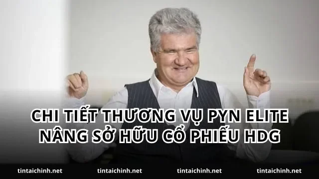 Chi tiết thương vụ Pyn Elite nâng sở hữu cổ phiếu HDG