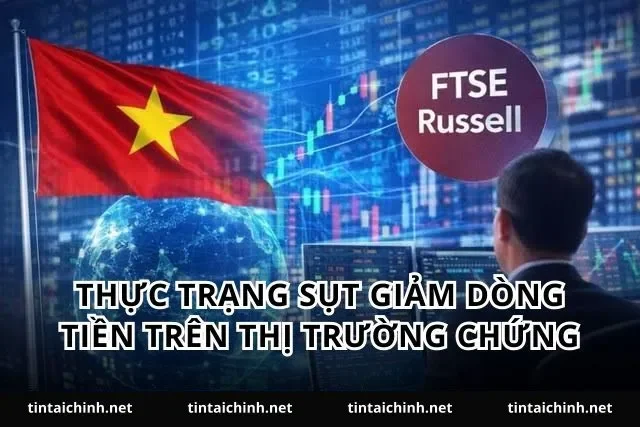 Thực trạng sụt giảm dòng tiền trên thị trường chứng