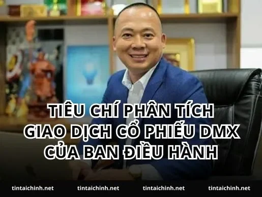 Tiêu chí phân tích giao dịch cổ phiếu DMX của ban điều hành