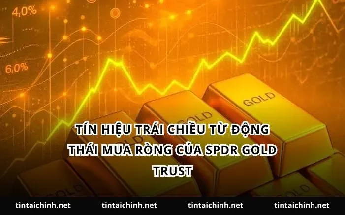 Tín hiệu trái chiều từ động thái mua ròng của SPDR Gold Trust
